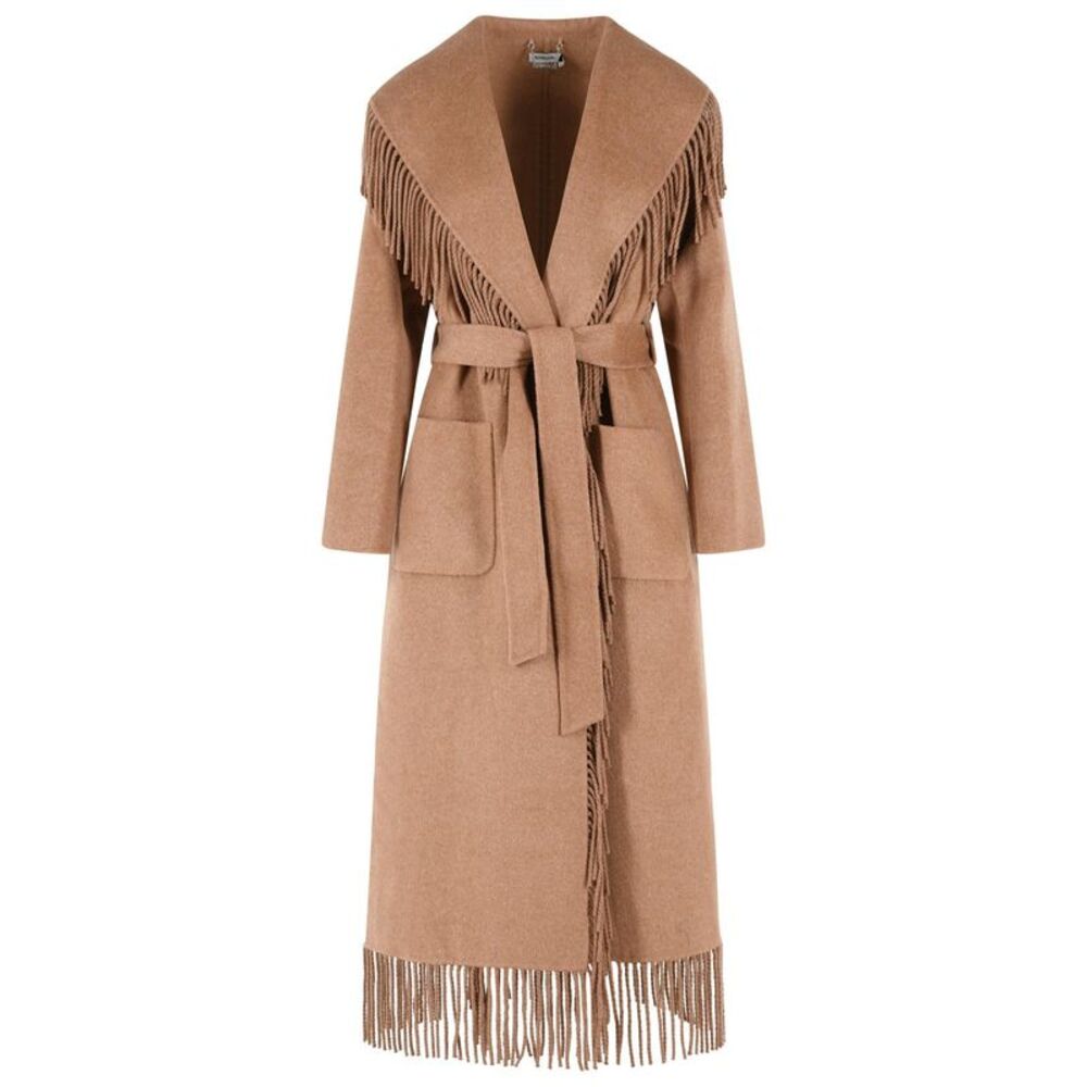 Simkhai 'Carrie' Camel Beige Wool Blend Coat Women - Picture 1 of 3